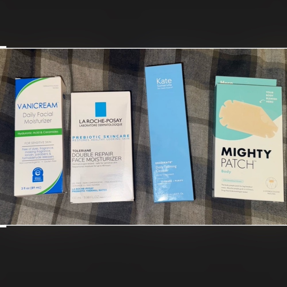 NEW skincare Bundle with Moisturizers and Patches